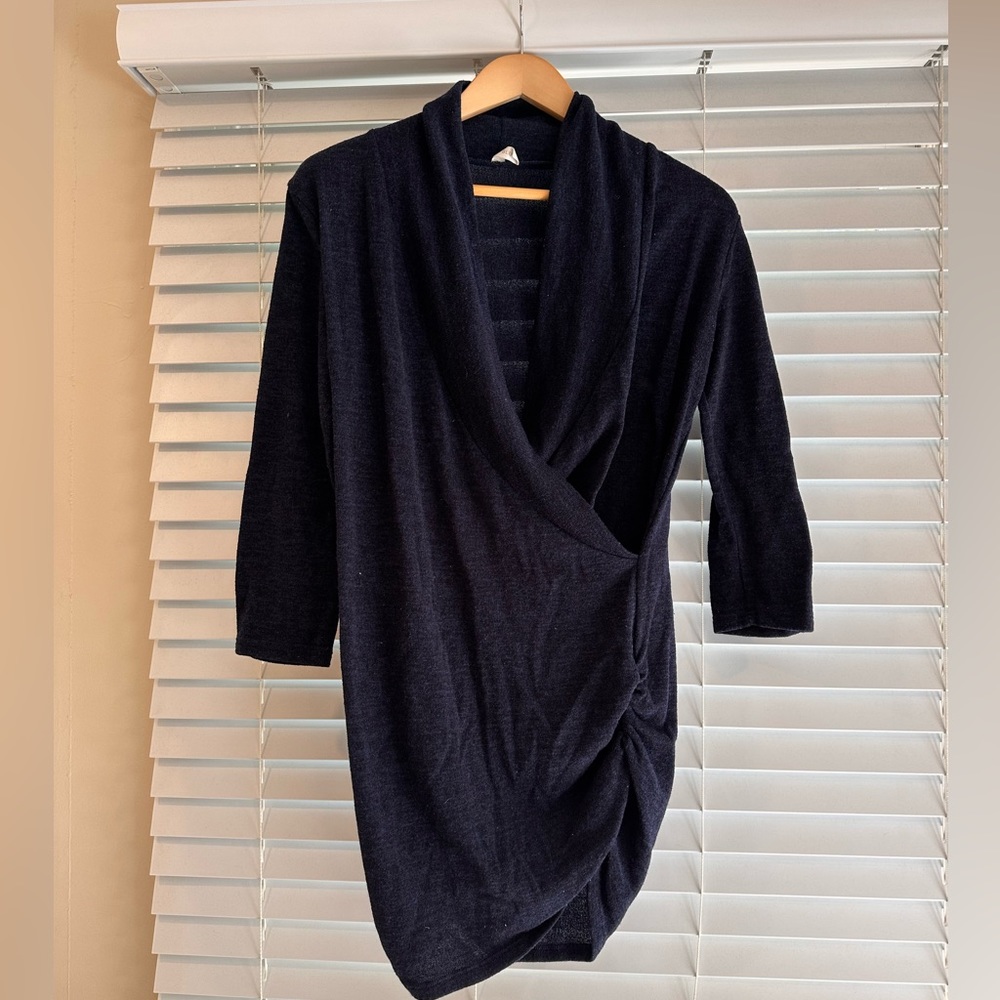 Navy Pinkblush maternity top